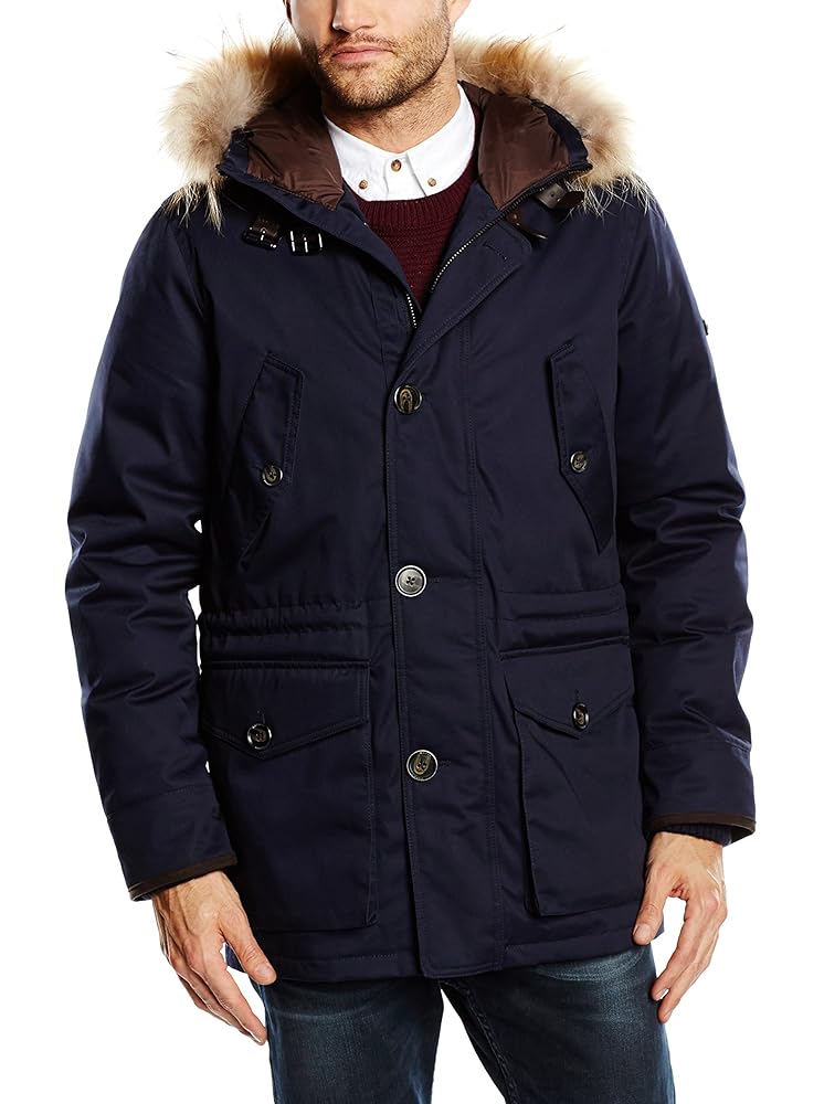 HACKETT LONDON ARCTIC PARKA　紺色です Hackett London Parka - midnight blue/blue - Zalando